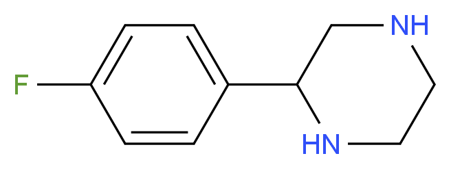 2-(4-Fluorophenyl)piperazine_Molecular_structure_CAS_65709-33-3)