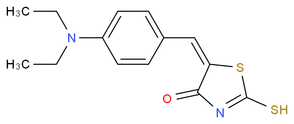 (5E)-5-[4-(Diethylamino)benzylidene]-2-mercapto-1,3-thiazol-4(5H)-one_Molecular_structure_CAS_35778-58-6)