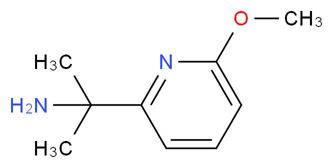 2-(6-methoxypyridin-2-yl)propan-2-amine_Molecular_structure_CAS_1060807-37-5)