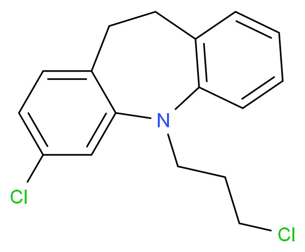 3-Chloro-5-(3-chloropropyl)-10,11-dihydro-5H-dibenz[b,f]azepine_Molecular_structure_CAS_51551-41-8)
