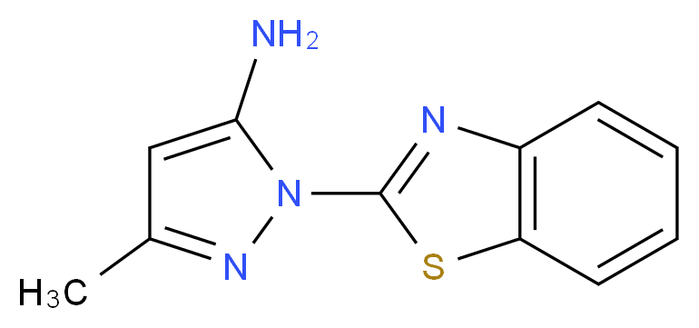 2-Benzothiazol-2-yl-5-methyl-2H-pyrazol-3-ylamine_Molecular_structure_CAS_99845-70-2)