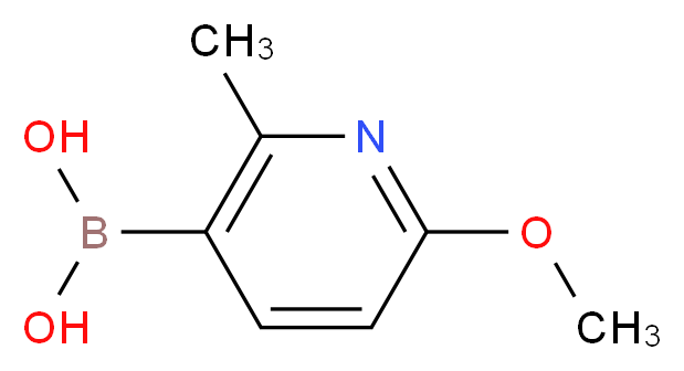 2-METHYL-6-METHOXYPYRIDINE-3-BORONIC ACID_Molecular_structure_CAS_459856-12-3)