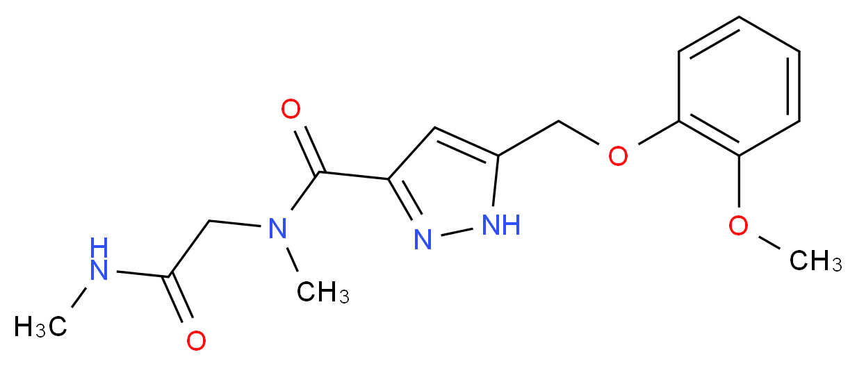 5-[(2-methoxyphenoxy)methyl]-N-methyl-N-[2-(methylamino)-2-oxoethyl]-1H-pyrazole-3-carboxamide_Molecular_structure_CAS_)