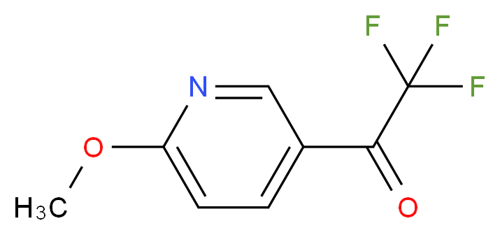 2,2,2-trifluoro-1-(6-methoxypyridin-3-yl)ethanone_Molecular_structure_CAS_1060807-14-8)