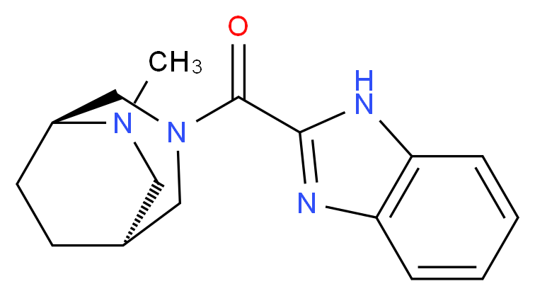 2-{[(1S*,5S*)-6-methyl-3,6-diazabicyclo[3.2.2]non-3-yl]carbonyl}-1H-benzimidazole_Molecular_structure_CAS_)