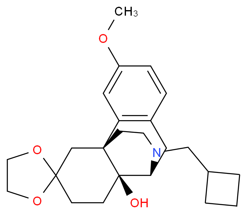 (-)-3-Methoxy Butorphanol 6-Ethylene Ketal_Molecular_structure_CAS_67753-31-5)