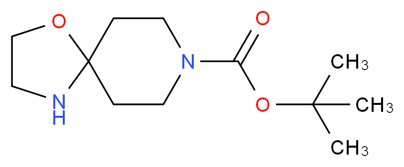 tert-Butyl 1-oxa-4,8-diazaspiro[4.5]decane-8-carboxylate_Molecular_structure_CAS_)