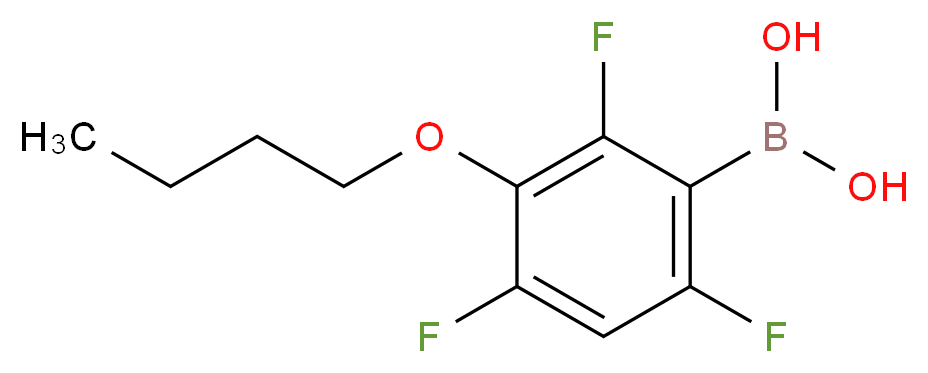 (3-Butoxy-2,4,6-trifluorophenyl)boronic acid_Molecular_structure_CAS_871126-23-7)