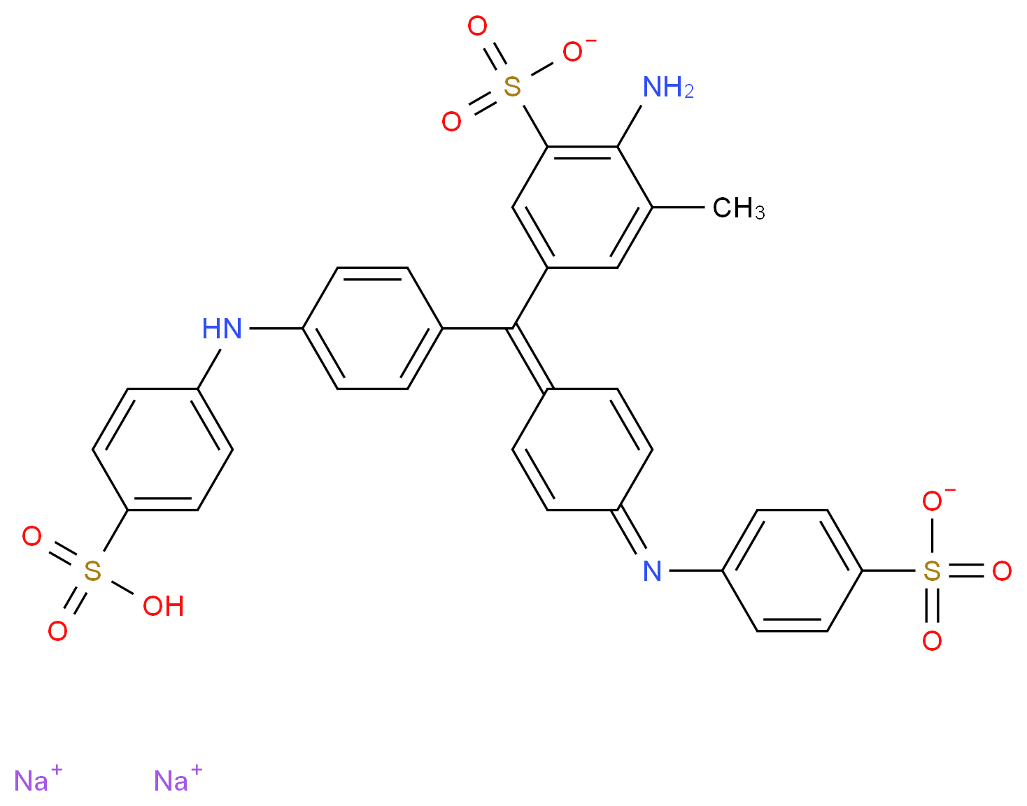 HOFFMAN'S BLUE_Molecular_structure_CAS_28631-66-5)