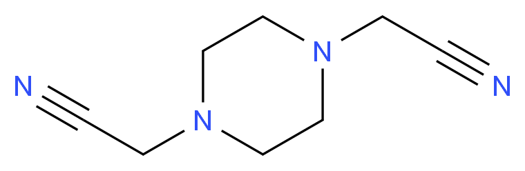 2-[4-(cyanomethyl)piperazin-1-yl]acetonitrile_Molecular_structure_CAS_)