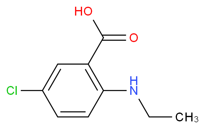 5-chloro-2-(ethylamino)benzoic acid_Molecular_structure_CAS_)