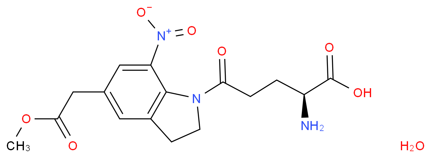 Glutamate, Caged hydrate_Molecular_structure_CAS_239135-34-3(anhydrous))