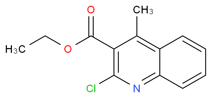 ethyl 2-chloro-4-methylquinoline-3-carboxylate_Molecular_structure_CAS_)
