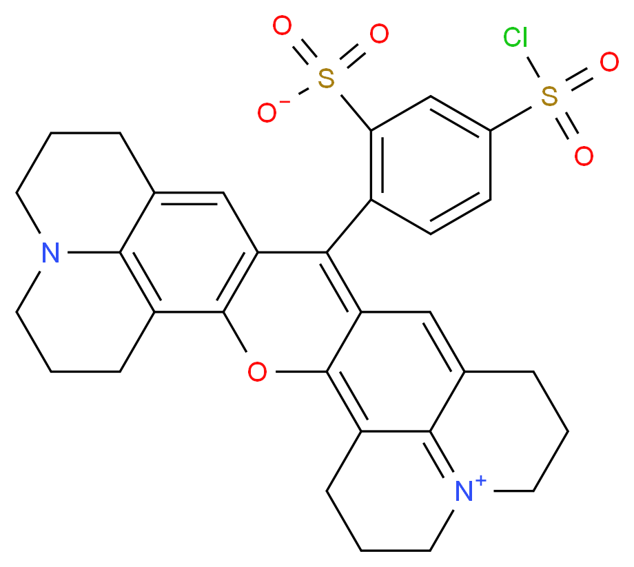 Sulforhodamine 101 acid chloride_Molecular_structure_CAS_82354-19-6)
