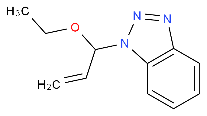 1-(1-Ethoxyallyl)-1H-benzotriazole_Molecular_structure_CAS_161607-20-1)
