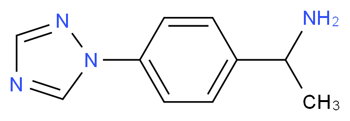 1-[4-(1H-1,2,4-triazol-1-yl)phenyl]ethanamine_Molecular_structure_CAS_848068-69-9)