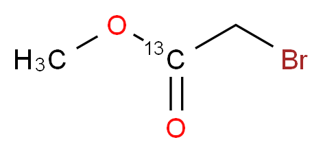 Methyl bromoacetate-1-13C_Molecular_structure_CAS_)