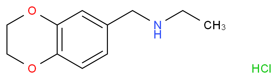 N-(2,3-dihydro-1,4-benzodioxin-6-ylmethyl)-N-ethylamine hydrochloride_Molecular_structure_CAS_)