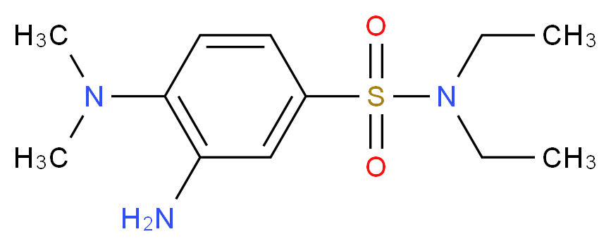 3-amino-4-(dimethylamino)-N,N-diethylbenzenesulfonamide_Molecular_structure_CAS_)