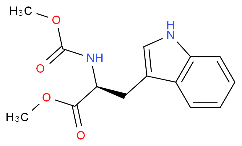 Nα-Methoxycarbonyl L-Tryptophan Methyl Ester_Molecular_structure_CAS_58635-46-4)