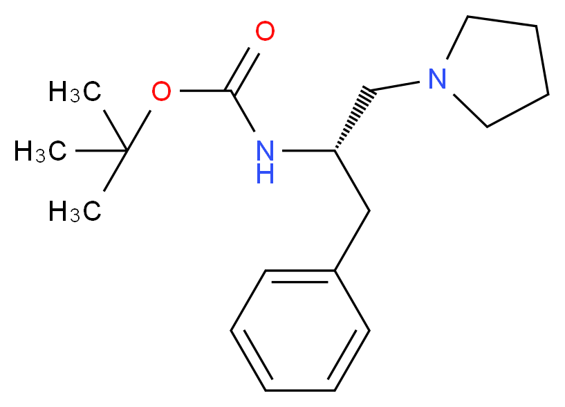 (S)-tert-Butyl (1-phenyl-3-(pyrrolidin-1-yl)propan-2-yl)carbamate_Molecular_structure_CAS_869377-95-7)