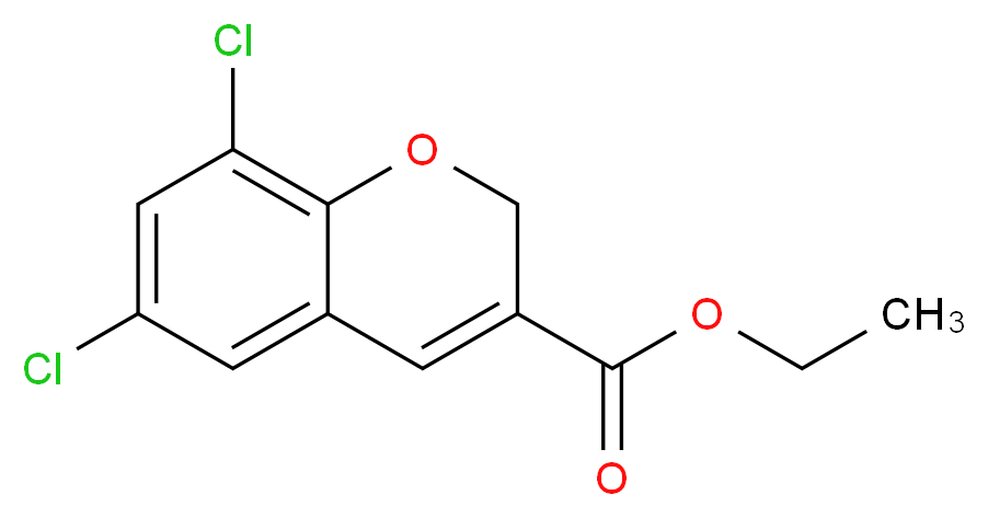 6,8-DICHLORO-2H-CHROMENE-3-CARBOXYLIC ACID ETHYL ESTER_Molecular_structure_CAS_885270-99-5)