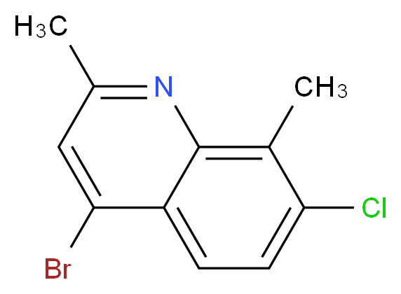 4-Bromo-7-chloro-2,8-dimethylquinoline_Molecular_structure_CAS_1070879-69-4)