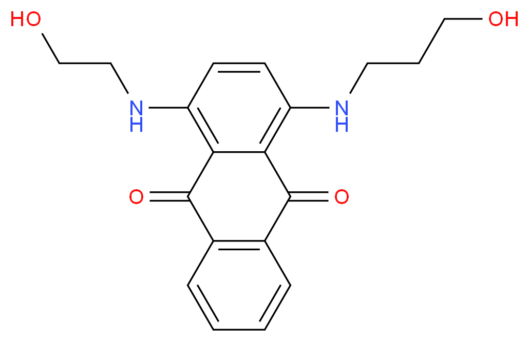 1-((2-Hydroxyethyl)amino)-4-((3-hydroxypropyl)amino)anthracene-9,10-dione_Molecular_structure_CAS_67674-26-4)