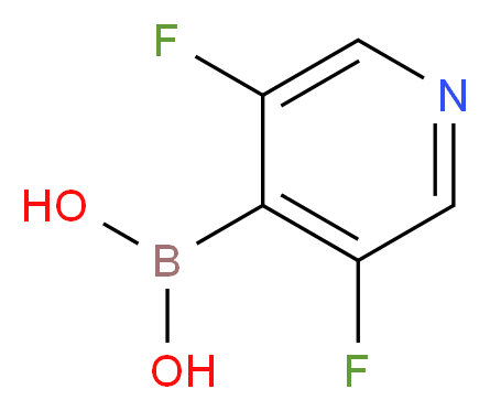 3,5-DIFLUOROPYRIDINE-4-BORONIC ACID_Molecular_structure_CAS_956003-87-5)