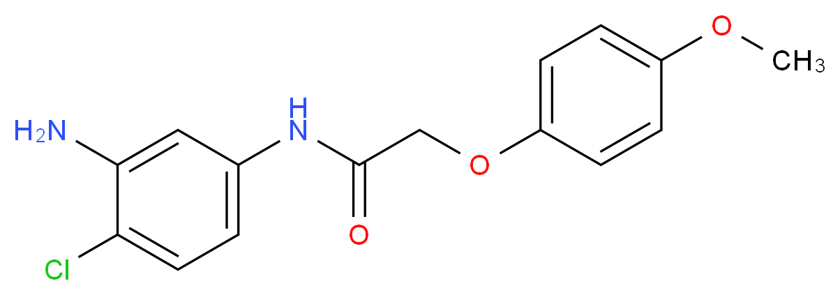 N-(3-Amino-4-chlorophenyl)-2-(4-methoxyphenoxy)-acetamide_Molecular_structure_CAS_)