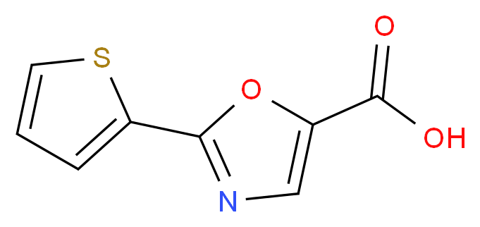 2-(thiophen-2-yl)-1,3-oxazole-5-carboxylic acid_Molecular_structure_CAS_)
