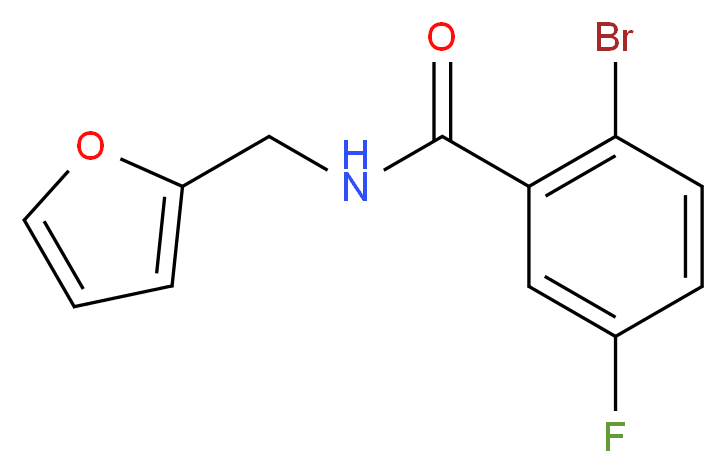 2-Bromo-5-fluoro-N-(fur-2-ylmethyl)benzamide_Molecular_structure_CAS_923722-86-5)
