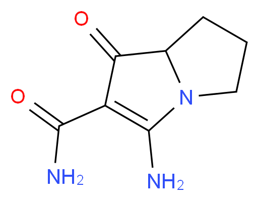 3-amino-1-oxo-5,6,7,7a-tetrahydro-1H-pyrrolizine-2-carboxamide_Molecular_structure_CAS_)