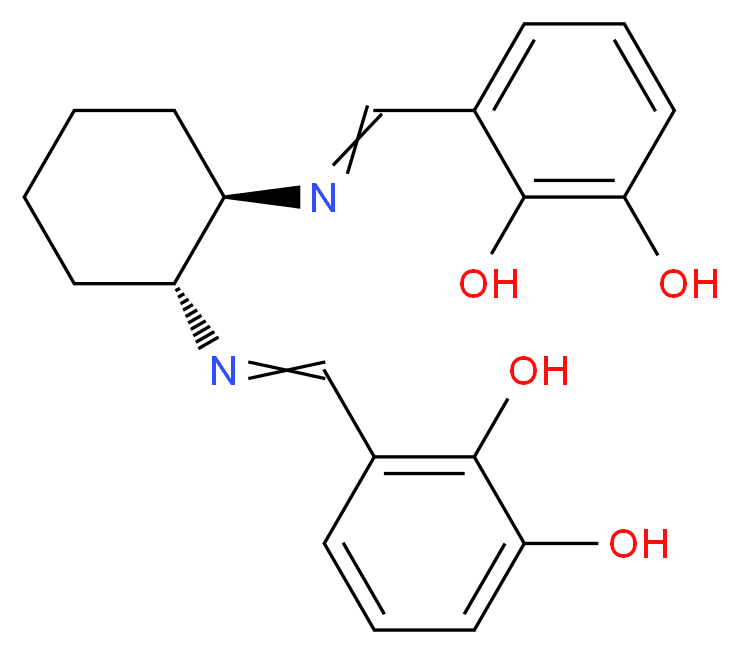 (1R,2R)-[N,N′-Bis(2′,3′-dihydroxybenzylidene)]-1,2-diaminocyclohexane_Molecular_structure_CAS_674285-08-6)