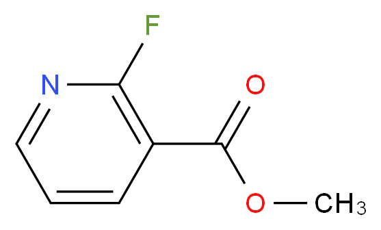 2-Fluoronicotinic acid methyl ester_Molecular_structure_CAS_446-26-4)