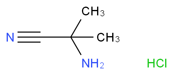 2-amino-2-methylpropanenitrile hydrochloride_Molecular_structure_CAS_50846-36-1)