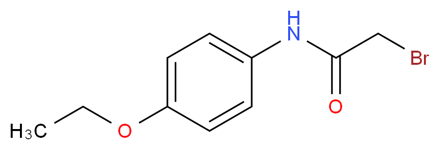 2-Bromo-N-(4-ethoxyphenyl)acetamide_Molecular_structure_CAS_)