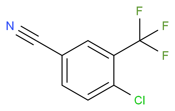 2-Chloro-5-cyanobenzotrifluoride 98%_Molecular_structure_CAS_1735-54-2)