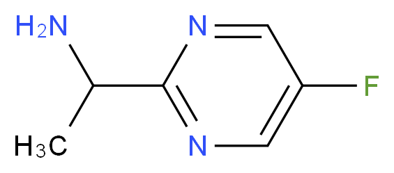 1-(5-FLUOROPYRIMIDIN-2-YL)ETHANAMINE_Molecular_structure_CAS_905587-41-9)