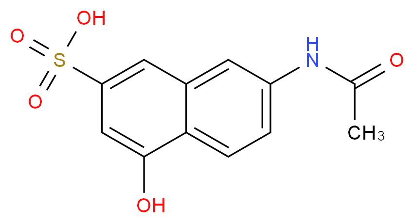 7-(acetylamino)-4-hydroxy-2-Naphthalenesulfonic acid_Molecular_structure_CAS_6334-97-0)