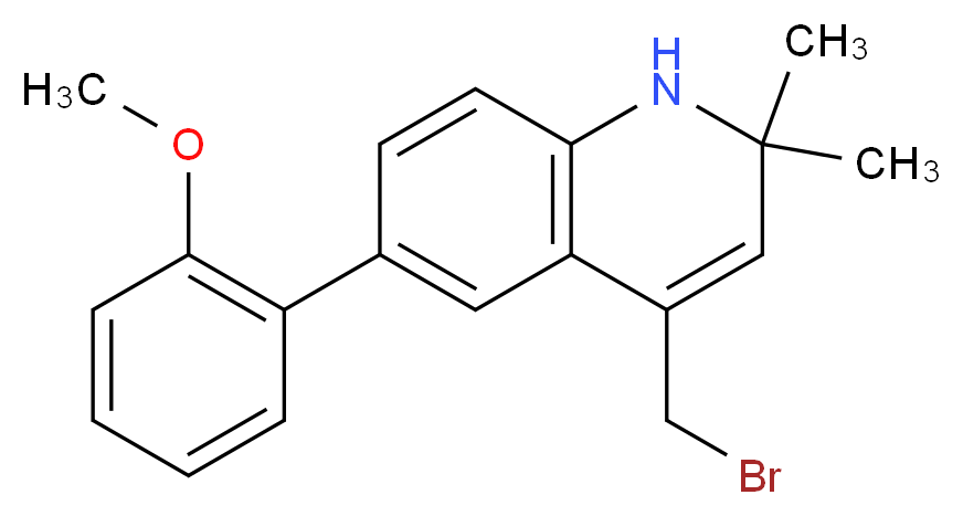 4-(bromomethyl)-6-(2-methoxyphenyl)-2,2-dimethyl-1,2-dihydroquinoline_Molecular_structure_CAS_666726-33-6)