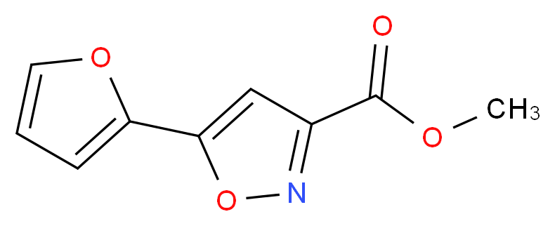 methyl 5-(2-furyl)isoxazole-3-carboxylate_Molecular_structure_CAS_33545-41-4)