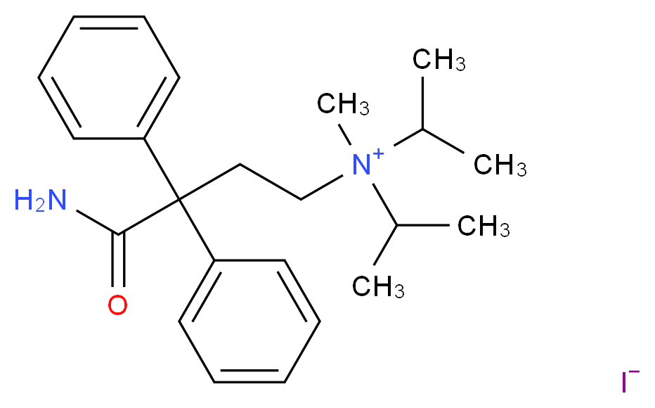 Isopropamide iodide_Molecular_structure_CAS_71-81-8)