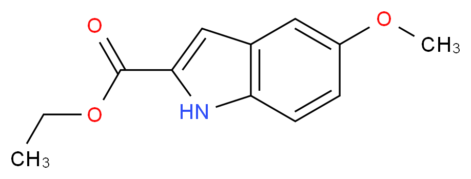 5-Methoxyindole-2-carboxylic acid ethyl ester_Molecular_structure_CAS_4792-58-9)