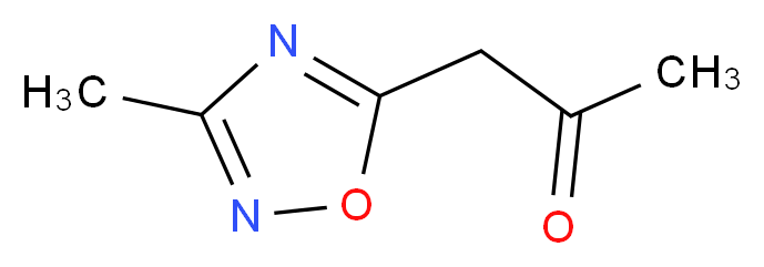 1-(3-methyl-1,2,4-oxadiazol-5-yl)acetone_Molecular_structure_CAS_80196-64-1)