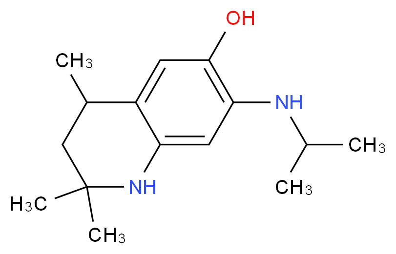 7-(Isopropylamino)-2,2,4-trimethyl-1,2,3,4-tetrahydroquinolin-6-ol_Molecular_structure_CAS_)