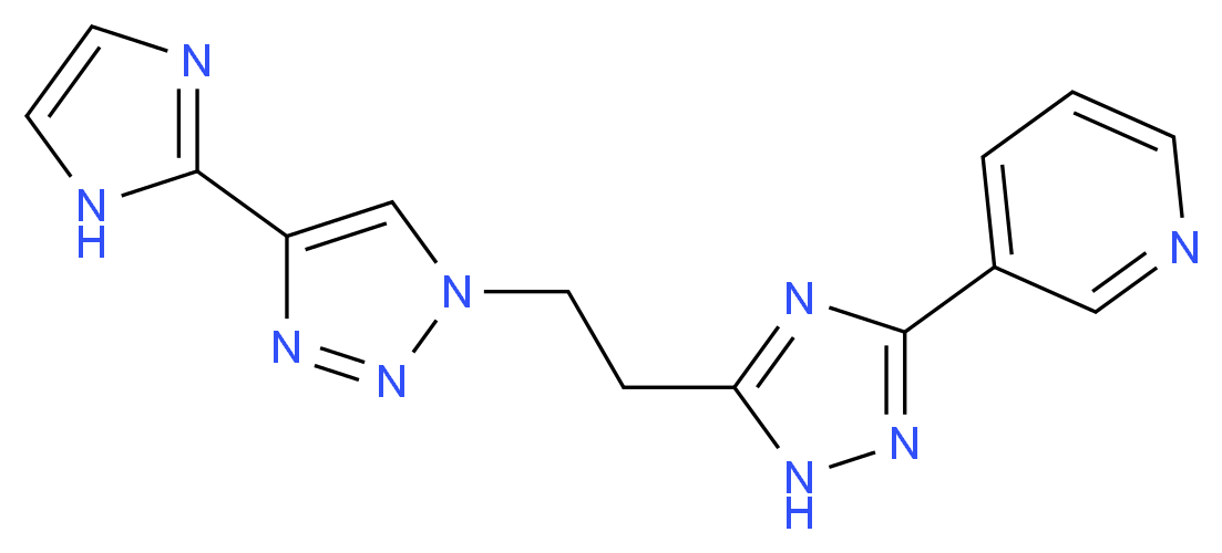 3-(5-{2-[4-(1H-imidazol-2-yl)-1H-1,2,3-triazol-1-yl]ethyl}-1H-1,2,4-triazol-3-yl)pyridine_Molecular_structure_CAS_)