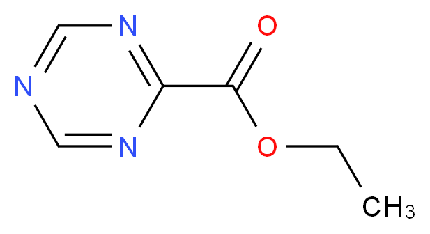 1,3,5-TRIAZINE-2-CARBOXYLIC ACID, ETHYL ESTER_Molecular_structure_CAS_81840-52-0)