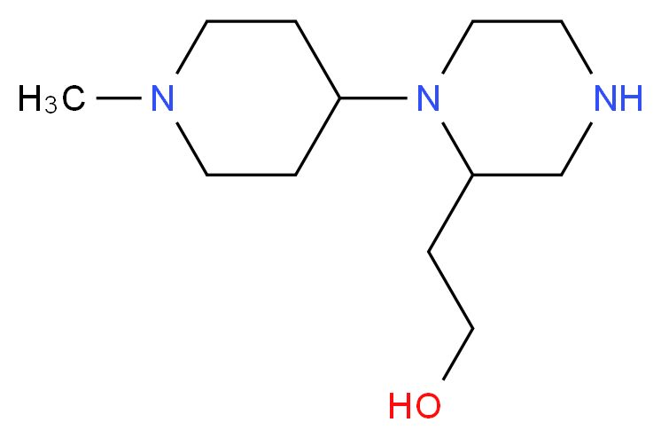 2-[1-(1-methyl-4-piperidinyl)-2-piperazinyl]ethanol_Molecular_structure_CAS_)