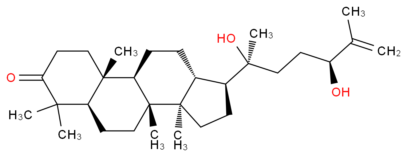 20,24-Dihydroxydammar-25-en-3-one_Molecular_structure_CAS_75069-59-9)